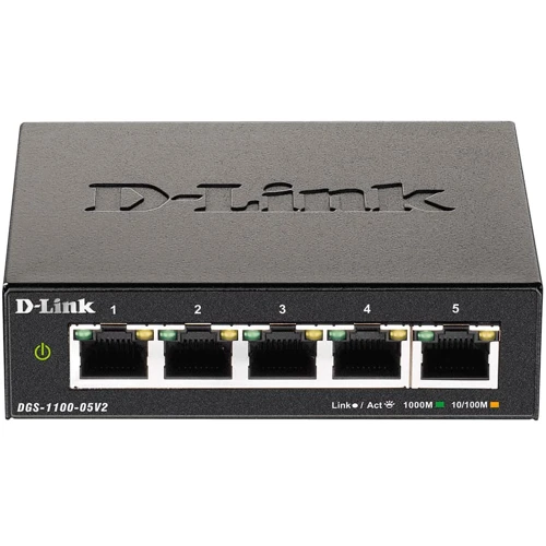 Сетевой коммутатор D-Link DGS-1100-05V2