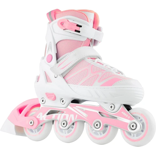 Роликовые коньки Роликовые коньки Action 2 в 1 Riply/Pink 37-40 (153B5/2IN1PINK37-40): Размер 37-40