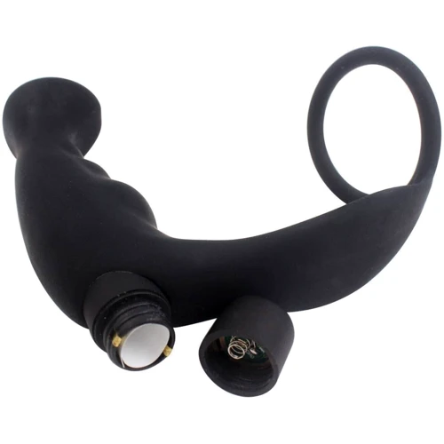 Ерекційне кільце з вібро масажером простати XESE PM-06