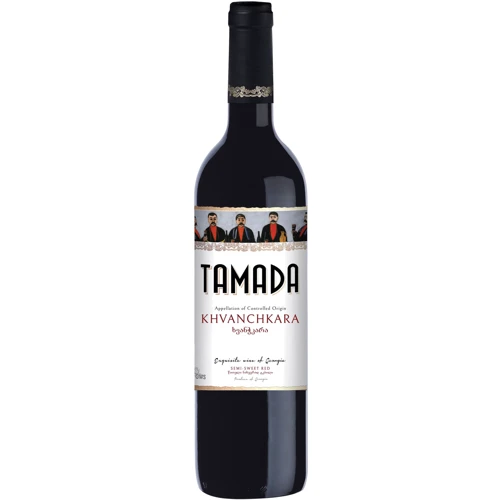 Вино Tamada Khvanchkara AOC, червоне напівсолодке, 11.5% 0.75л (MAR4860004070050)