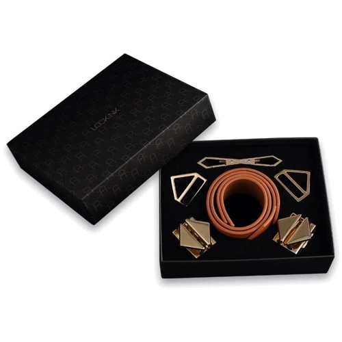 Наручники LOCKINK Wristcuffs/Anklecuffs Brown Set