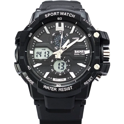 Наручний годинник Skmei Resist 0990 Black-White
