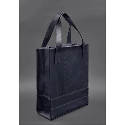 Женская сумка шоппер BlankNote Бэтси синяя (BN-BAG-10-1-navy-blue): Пол Женский