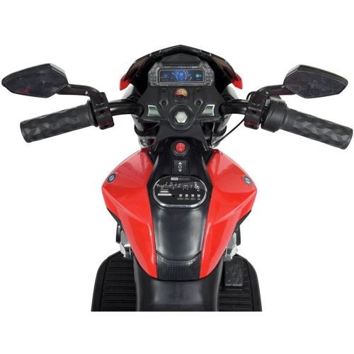Дитячий електромотоцикл 3 колісний Bambi Racer BMW червоний (M 4533-3): Матеріал корпусу пластик