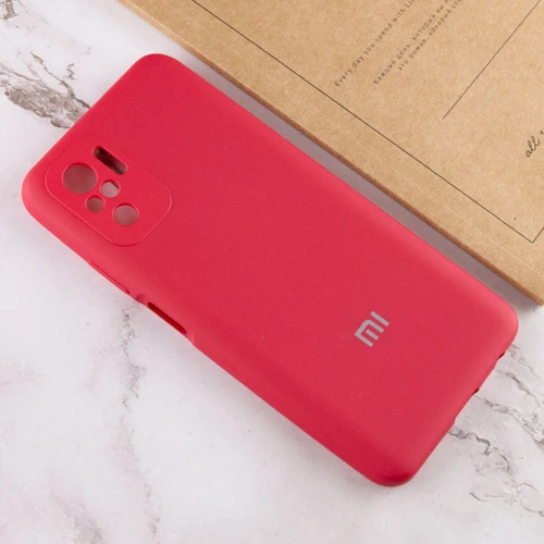 Чохол для телефона Mobile Case Silicone Cover Shield Camera Rose Red для Xiaomi Redmi Note 10 / Note 10s: Матеріал силикон