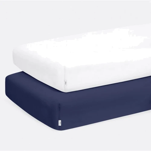 Набор простыней Cosas White/Dark blue 120x60 см (4822052061862)