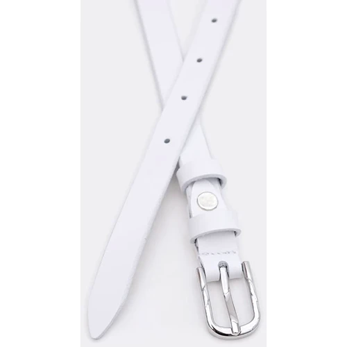 Жіночий ремінь Borsa Leather білий (100v1genw60-white): Стать Женский