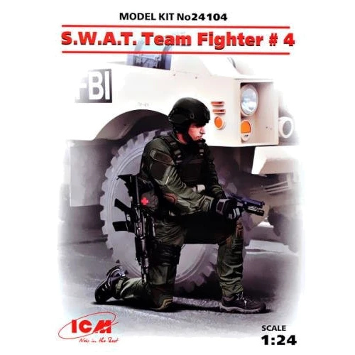 Фигурка ICM Боец группы S.W.A.T., набор №4 (ICM24104)
