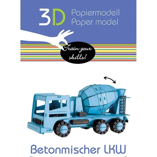 Бетономешалка Concrete Mixer Fridolin 3D модель: Вид флора и фауна