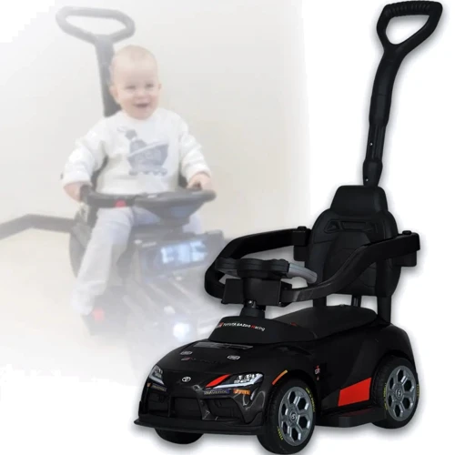 Каталка-толокар 2в1 Bambi Toyota чорний (M 6129EL-2)