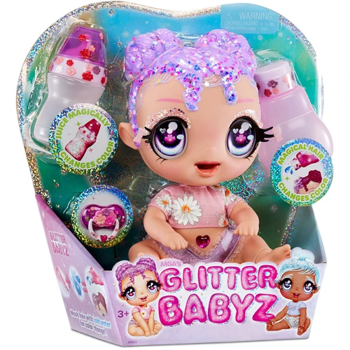 Игровой набор с куклой Glitter Babyz - Лилия: Высота, см 20