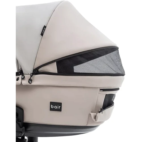 Коляска универсальная для двойни 2 в 1 Bair Kiwi DUO ECO BKD-32/33 бежевый / капучино (681042) фото 8