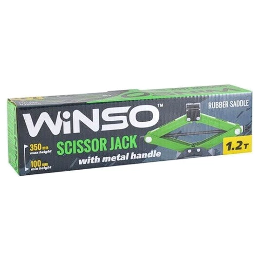 Механический ромбовидный домкрат Winso 121200: Высота подъема, см 35