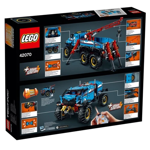 Конструктор LEGO Technic Аварийный внедорожник 6х6 (42070): Рекомендуемый возраст от 11 до 16 лет