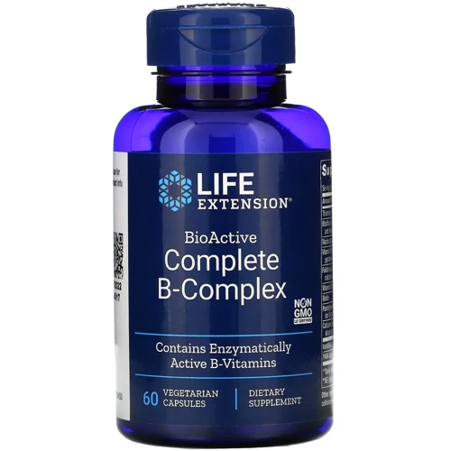 Life Extension BioActive Complete B-Complex 60 Veg Caps В-комплекс вітамінів