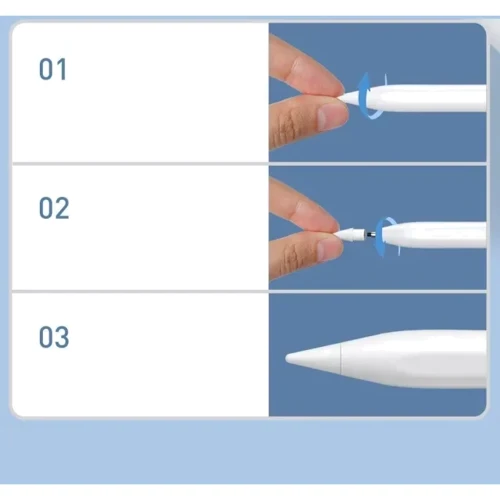Наконечники Baseus Smooth Writing Capacitive Stylus White (2 Pack) (SXBC010002) фото 15
