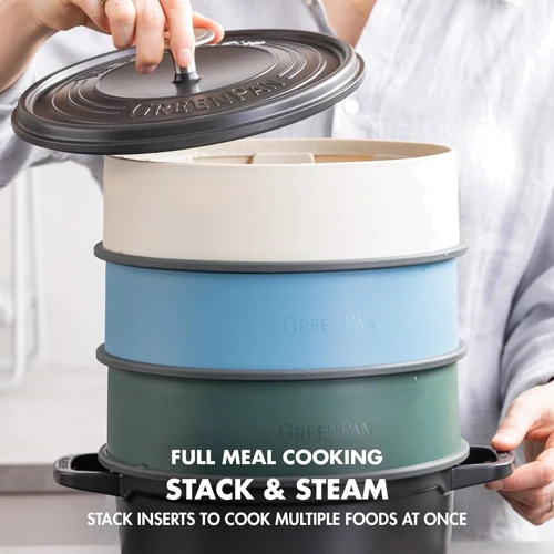 Вставка-пароварка GreenPan Steam 24 см зеленый (CC006629-001)