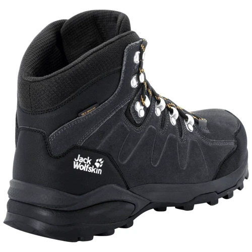 Ботинки Jack Wolfskin Refugio Texapore Mid M 4049841-6357 43 темно-серые натуральная замша зимние фото 3
