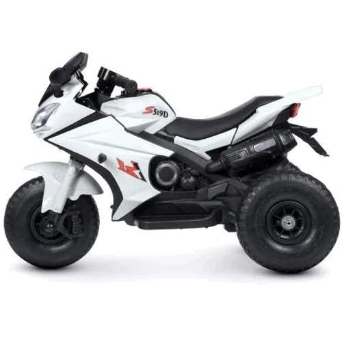 Дитячий електромотоцикл 3 колісний Bambi Racer білий (M 4840AL-1): Максимальна швидкість, км/год 5