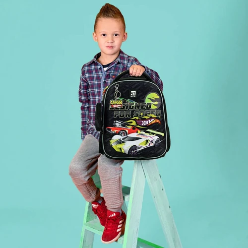 Рюкзак Kite Education каркасний 555 Hot Wheels (HW24-555S): Вікова група от 6 до 10 лет