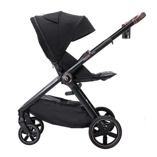 Универсальная Коляска 2 в 1 Espiro Only 2022 210 Stylish Black Gel (5906724205668) фото 10