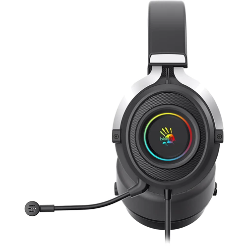 Наушники A4Tech Bloody G535P Black+Silver: Тип крепления оголовные