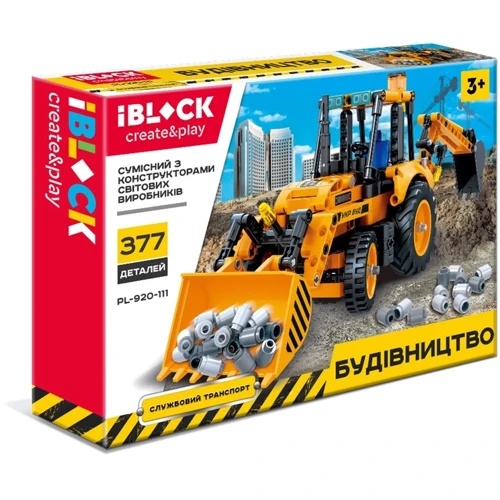 Конструктор Iblock Будівництво, 377 дет. (PL-920-111)