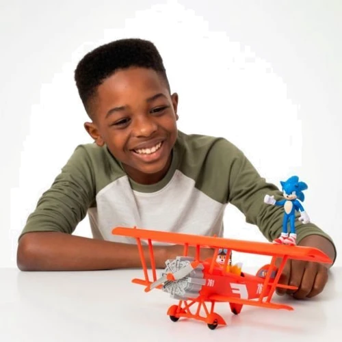 Ігровий набір Sonic the Hedgehog 2 Сонік та Тейлз на біплані (412674)