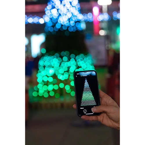 Smart LED Гирлянда Twinkly tree Strings RGB 250, Gen II, настроена на 1,5м елки, кабель зеленый: Применение Для дома