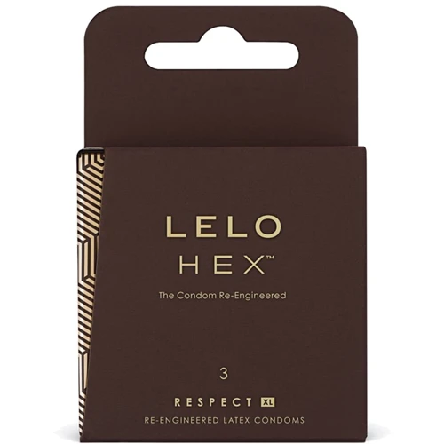 Презервативи LELO HEX Condoms Respect XL 3 Pack: Тип Збільшеного розміру