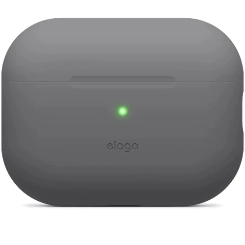 Чехол для наушников Elago Silicone Basic Case Dark Gray (EAPP2SC-BA-DGY) for Apple AirPods Pro 2