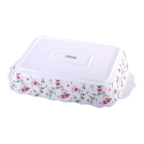 Форма Kamille 35.5х23.5х6.5 см біла (KM-6110): Матеріал Керамика