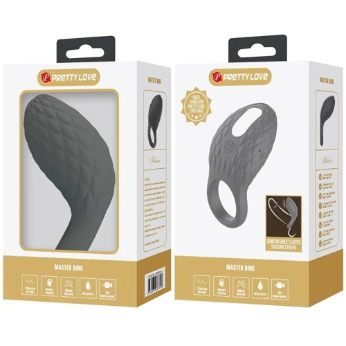Эрекционное виброкольцо LYBAILE Pretty Love - Master ring (BI-210192-1)