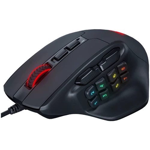 Мышь Redragon Aatrox MMO USB Black (71276): Интерфейс подключения USB