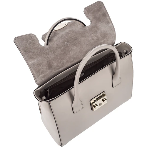 Женская сумка тоут Furla Metropolis M светло-серая (920369): Страна производитель Италия