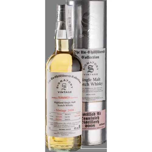 Виски Signatory Teaninich Unchillfiltered 12 yo 2009 0.7 л (BWQ3080)