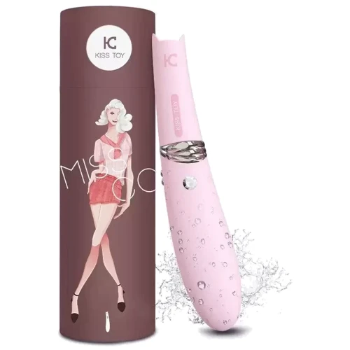 Вакуумный стимулятор с вибрацией KisToy Miss CC Pink
