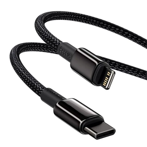 Кабель Baseus Cable USB-C to Lightning Tungsten PD 20W 2m Black (CATLWJ-A01): Довжина 2 м