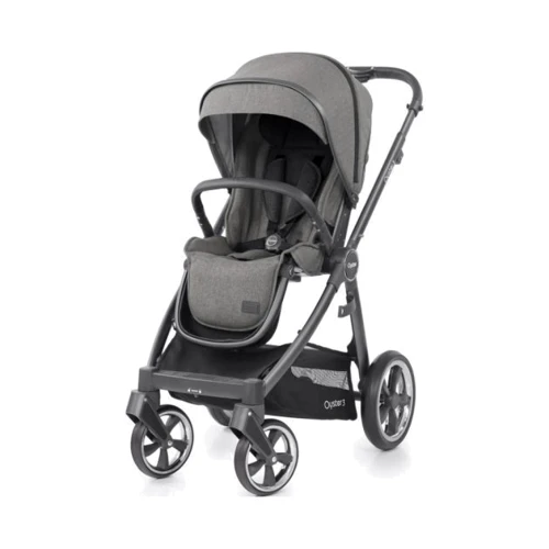 Прогулочная коляска BabyStyle Oyster 3 Mercury / City Grey: Количество блоков 1