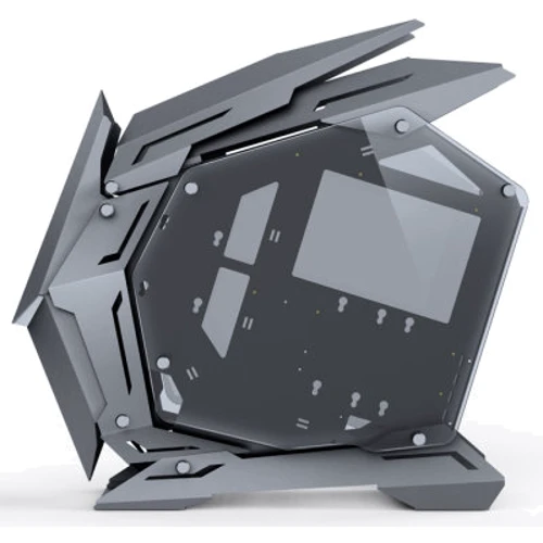 Корпус Jonsbo MOD-3 Mini Gray: Материал передней панели сталь