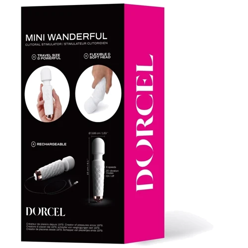 Универсальный вибромассажер Dorcel Wand Mini Wanderful White