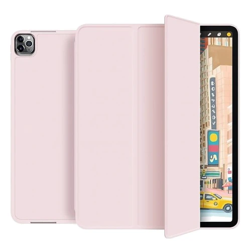 Аксесуар для iPad BeCover Smart Case з Apple Pencil mount Pink (707532) для iPad Pro 12.9" 2020