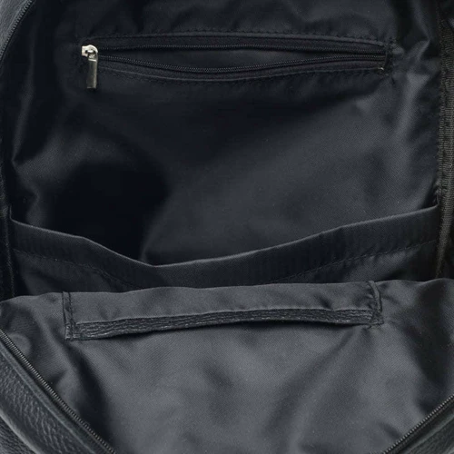 Жіночий рюкзак Ricco Grande чорний (1l658-black): Фактура матова, Зерниста