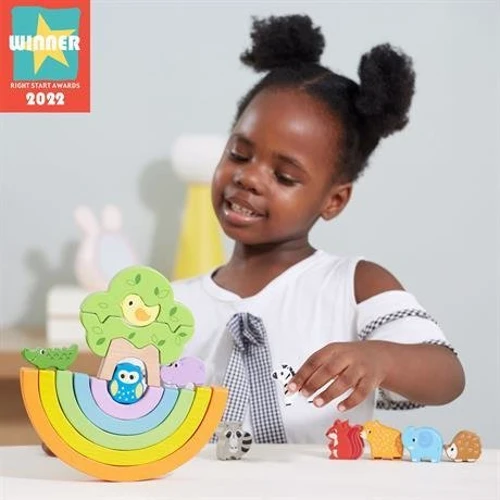 Деревянная игра-баланс Viga Toys Радуга (44590)