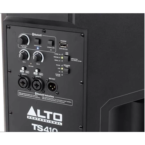 Активная акустическая система ALTO PROFESSIONAL TS410: Диаметр динамика 10"