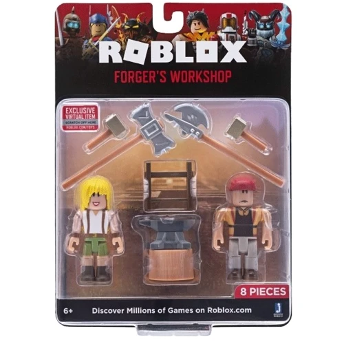 Игровая коллекционная фигурка Jazwares Roblox Game Packs Forger's Workshop W6, набор 2 шт. (ROB0210): Тип Персонаж мультфильма, фильма