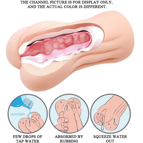 Мастурбатор-вагіна LYBAILE Crazy Bull Manga Vagina Masturbator Flesh, BM-009205K