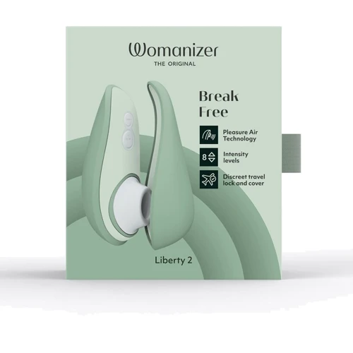 Вакуумный клиторальный стимулятор Womanizer Liberty 2 Sage