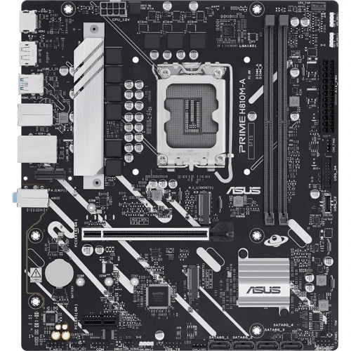 ASUS PRIME H810M-A WIFI: Разъемы на плате USB Type-C, USB 3.2 Gen 1, USB 2.0, M.2, SATA 3.0, PCI Express x1
