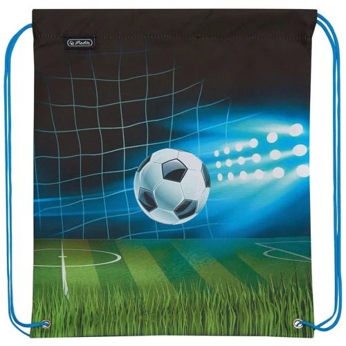 Ранец школьный укомплектованный Herlitz LOOP PLUS Soccer резиновая 3D-аппликация (50025756): Корпус рюкзака Каркасный